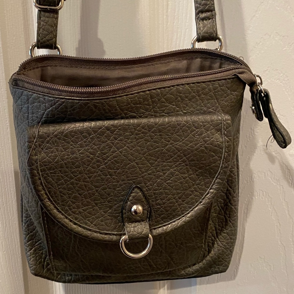 STRADA Gray Shoulder Bag (small)